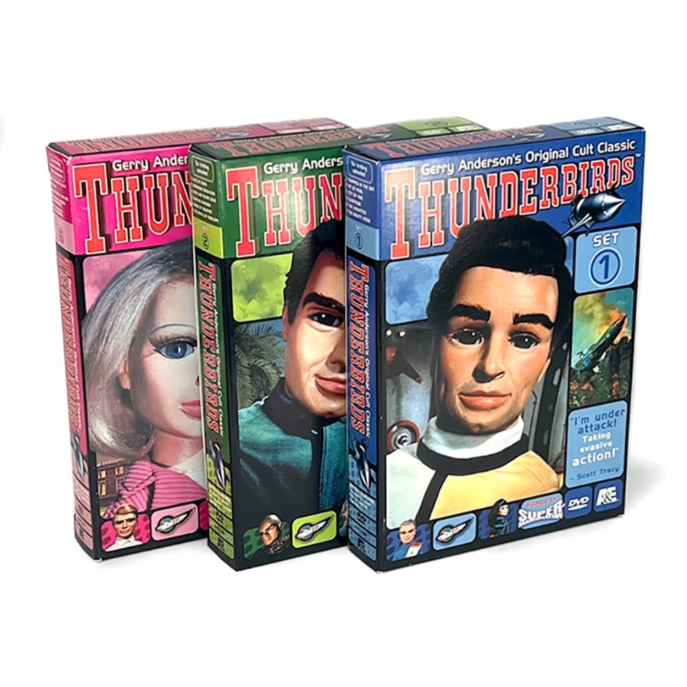 Vintage Thunderbirds DVDs - Sets 1, 2 & 6 - 1999